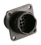 AMP - TE CONNECTIVITY 208283-4 CIRCULAR CONNECTOR RECEPTACLE, SIZE 11, 4 POSITION, PANEL