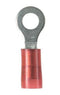 PANDUIT PN18-6R-M TERMINAL, RING TONGUE, #6, 18AWG, RED