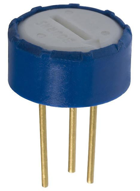 BOURNS 3345P-1-501 TRIMMER POTENTIOMETER, 500 OHM 3TURN THROUGH HOLE