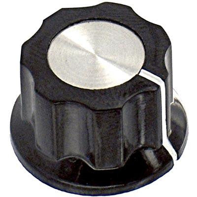 ALCOSWITCH - TE CONNECTIVITY PKES60B1/8 FLUTED KNOB WITH LINE INDICATOR, 3.175MM
