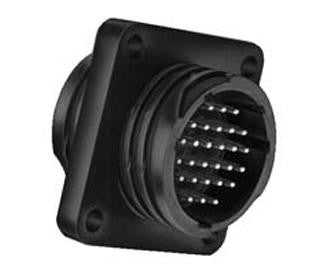 AMP - TE CONNECTIVITY 206126-1 CIRCULAR CONNECTOR PLUG SIZE 17 28 POSITION FREE HANGING