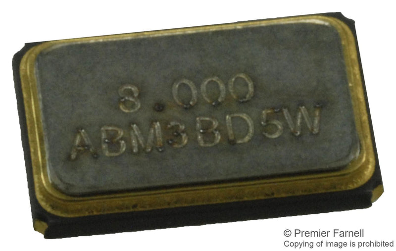 ABRACON ABM3B-8.000MHZ-B2-T CRYSTAL, 8MHZ, 18PF, 5 X 3.2MM