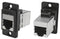 Cliff Electronic Components CP30725S In-Line Adapter Cat6 CSK Hole RJ45 Adaptor Dual Entry Feed Through Series Jack New