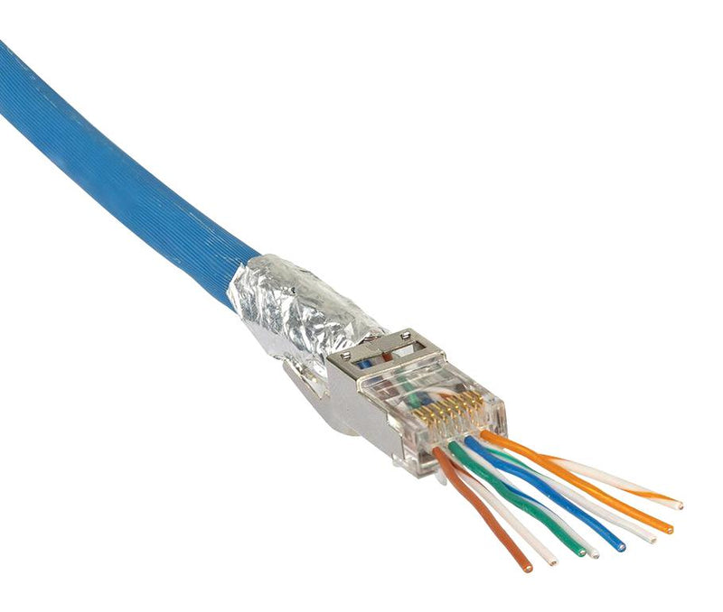 Klein Tools VDV826-705 VDV826-705 Modular Connector STP RJ45 Plug 1 x (Port) 8P8C Cat6a Cable Mount New