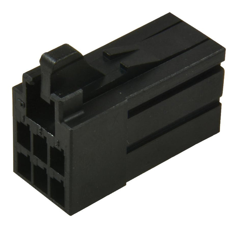 AMP - TE Connectivity 2-1318119-3 Connector Housing Dynamic D-2100 Series Receptacle 6 Ways 2.5 mm