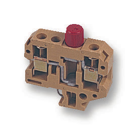 Weidmuller 021112 SAKS3 021112 SAKS3 Fused Terminal Block 2 Ways 22AWG to 8AWG 10 mm&Acirc;&sup2; Screw 8 A 600 V