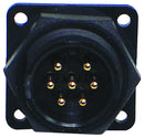 SWITCHCRAFT/CONXALL 14182-7PG-300 CIRCULAR CONNECTOR RECEPTACLE, SIZE 12, 7 POSITION, PANEL