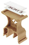 WEIDMULLER 0292460000 TERMINAL MARKER CARRIER, CLIP-ON, POLYAMIDE, BEIGE, 44.5MM X 19.5MM