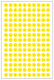 Multicomp PRO MP010412 Label Round Self Adhesive 12 mm Paper Yellow