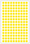 Multicomp PRO MP010412 Label Round Self Adhesive 12 mm Paper Yellow