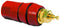 SUPERIOR ELECTRIC BP30R BINDING POST, 30A, #8-32, STUD, RED