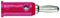 POMONA 1325-2 BANANA PLUG, 15A, SCREW, RED