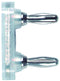 POMONA 5145 DOUBLE BANANA PLUG SHORTING BAR, 15A, NATURAL