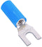 THOMAS & BETTS RB14-8FL TERMINAL, SPADE/FORK, #8, CRIMP, BLUE