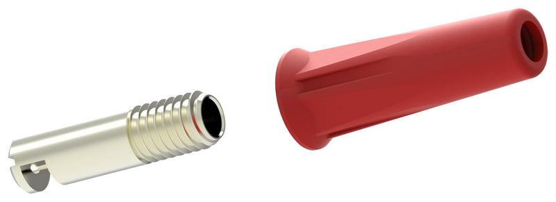 TENMA 76-1696 Binding Post, 36 A, 500 V, Nickel Plated Contacts, Brass, Red