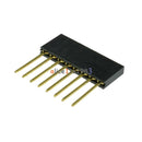 Tanotis 10pcs 8 Pin 2.54 mm Stackable Long Legs Femal Header For Arduino Shield