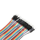 Tanotis Durable 40pcs Dupont 10CM Male To Male Jumper Wire Ribbon Cable for Breadboard