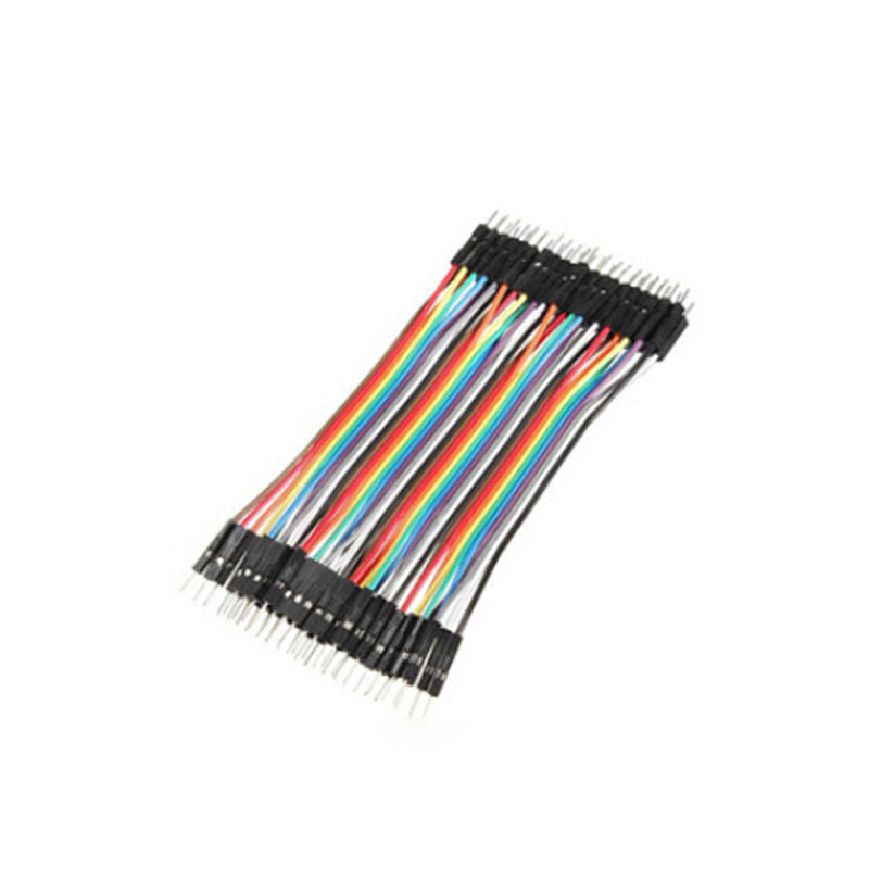 Tanotis Durable 40pcs Dupont 10CM Male To Male Jumper Wire Ribbon Cable for Breadboard