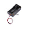 Tanotis Plastic Battery Storage Case Box Holder For2 X AA 2xAA 3V with wire leads