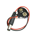 Tanotis 5PCS T type 9V DC Battery Power Cable Barrel Jack Connector for Arduino New