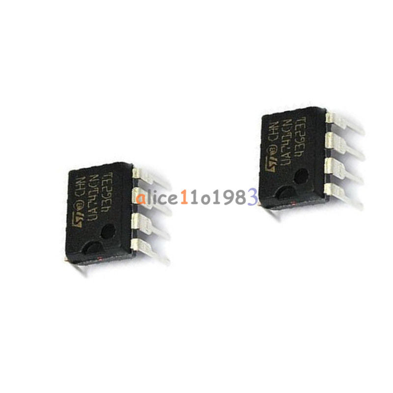 Tanotis 10PCS OPERATIONAL AMPLIFIER IC ST UA741CN DIP-8