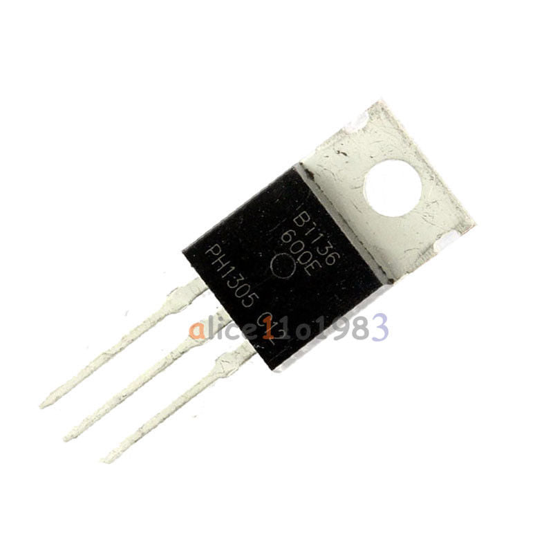 Tanotis 10Pcs BT136 BT136-600E BT136-600 4A Triac 600V TO-220 Philips GOOD Quality