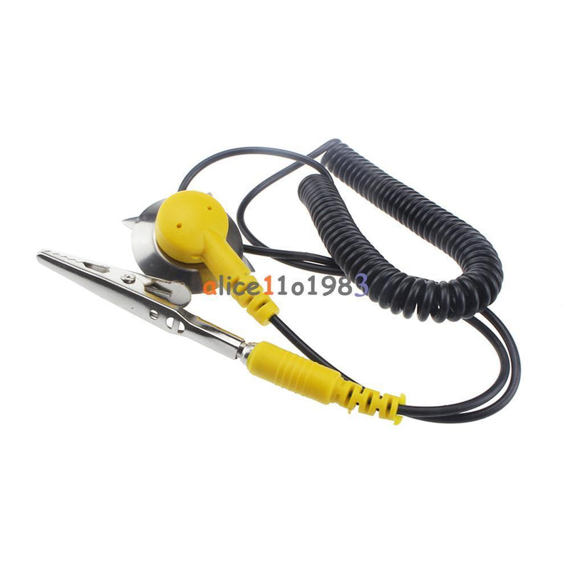 Tanotis Anti-Static Coil Cable Anti Static ESD Mats Grounding Point Cord