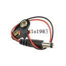 Tanotis 5PCS T type 9V DC Battery Power Cable Barrel Jack Connector for Arduino New