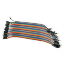 Tanotis 10 x 40PCS Dupont wire jumper cables 20cm 2.54MM male to male 1P-1P For Arduino