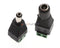Tanotis 1Pair Male Female 2.1x5.5mm DC Power Plug Jack Adapter Connector for CCTV