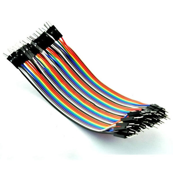 Tanotis Durable 40pcs Dupont 10CM Male To Male Jumper Wire Ribbon Cable for Breadboard