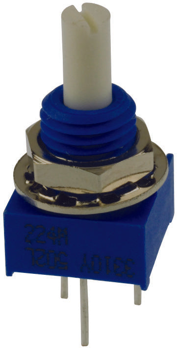 BOURNS 3310Y-101-103L POT, LINEAR, 10K, 0.25W, 20%, FLATTED