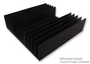 FISCHER ELEKTRONIK SK 04/100 SA Heat Sink, Standard Extruded, Black Anodized, TO-3, 1.5 &deg;C/W, 25 mm, 97 mm, 100 mm