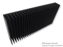 FISCHER ELEKTRONIK SK 42/100 SA Heat Sink, Standard Extruded, Black Anodized, 1.65 &deg;C/W, 25 mm, 200 mm, 100 mm