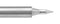 Pace 1130-0012-P1 Soldering Iron Tip 30&deg; Chisel 0.8 mm Width Accudrive Blue Series