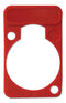 NEUTRIK DSS-2 Connector Accessory, Red, Lettering Plate, D Shape Connectors, etherCON Series