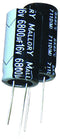 CORNELL DUBILIER SK471M050ST ALUMINUM ELECTROLYTIC CAPACITOR 470UF, 50V, 20%, RADIAL