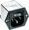 CORCOM - TE CONNECTIVITY 15CUFE1 POWER ENTRY MODULE, MALE, 15A
