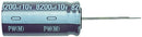 NICHICON UPW1C222MHD1TO ALUMINUM ELECTROLYTIC CAPACITOR, 2200UF, 16V, 20%, RADIAL