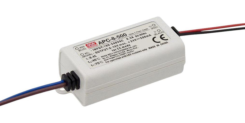 Mean Well APC-8-500 LED Driver 8 W 16 V 500 mA Constant Current 90