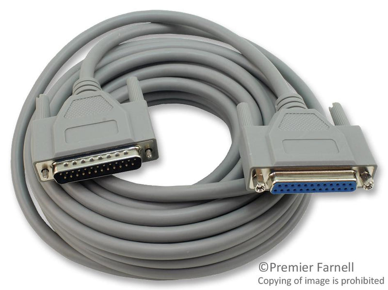 Multicomp MC004151 Computer Cable DB25 PLUG-RCPT 25FT