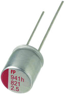 NICHICON RL80E821MDNASQKX ALUMINUM ELECTROLYTIC CAPACITOR, 820UF, 2.5V, 20%, RADIAL