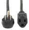 TRIPP-LITE P024-003-15D PWR Cord Nema 5-15P/15R 15A/120V 3FT