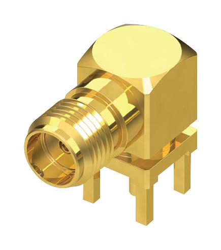Samtec SMA-J-P-H-RA-TH1 RF / Coaxial Connector SMA Right Angle Jack Through Hole 50 ohm
