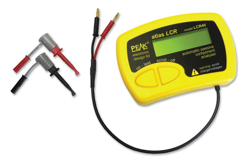 PEAK ELECTRONIC DESIGN LCR-40 Pocket Sized Passive Component Analyser with Automatic Ranging and Scaling