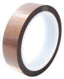 Multicomp PRO MP003352 Masking Tape PI (Polyimide) Film Amber 25 mm x 33 m