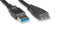 ROLINE 11.02.8876 USB Cable, USB Type A Plug, Micro USB Type B Plug, 150 mm, 5.91 ", USB 3.0, Black