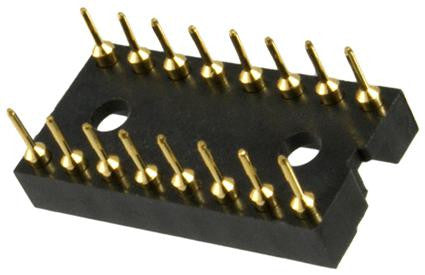 AMP - TE CONNECTIVITY 516-AG10D DIP SOCKET, 16 POSITION, THROUGH HOLE