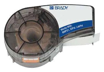 BRADY 110895 LABELING TAPE, 19.05MM W X 4.88M L, BLACK/WHITE, NYLON