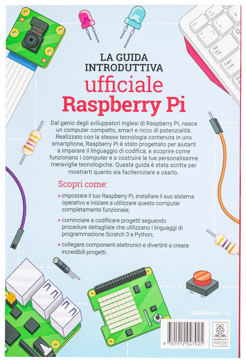 RASPBERRY-PI MAG36 MAG36 Official Raspberry Pi Beginners Guide Italian